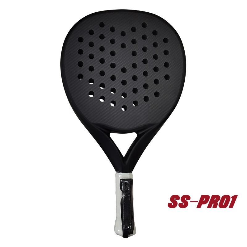 Raket Padel Fiber Karbon 3K Bentuk Bulat